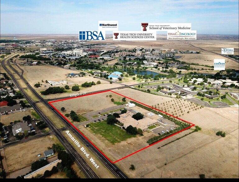 6500 W Amarillo Blvd, Amarillo, TX à louer - Aérien – Image 2 sur 9