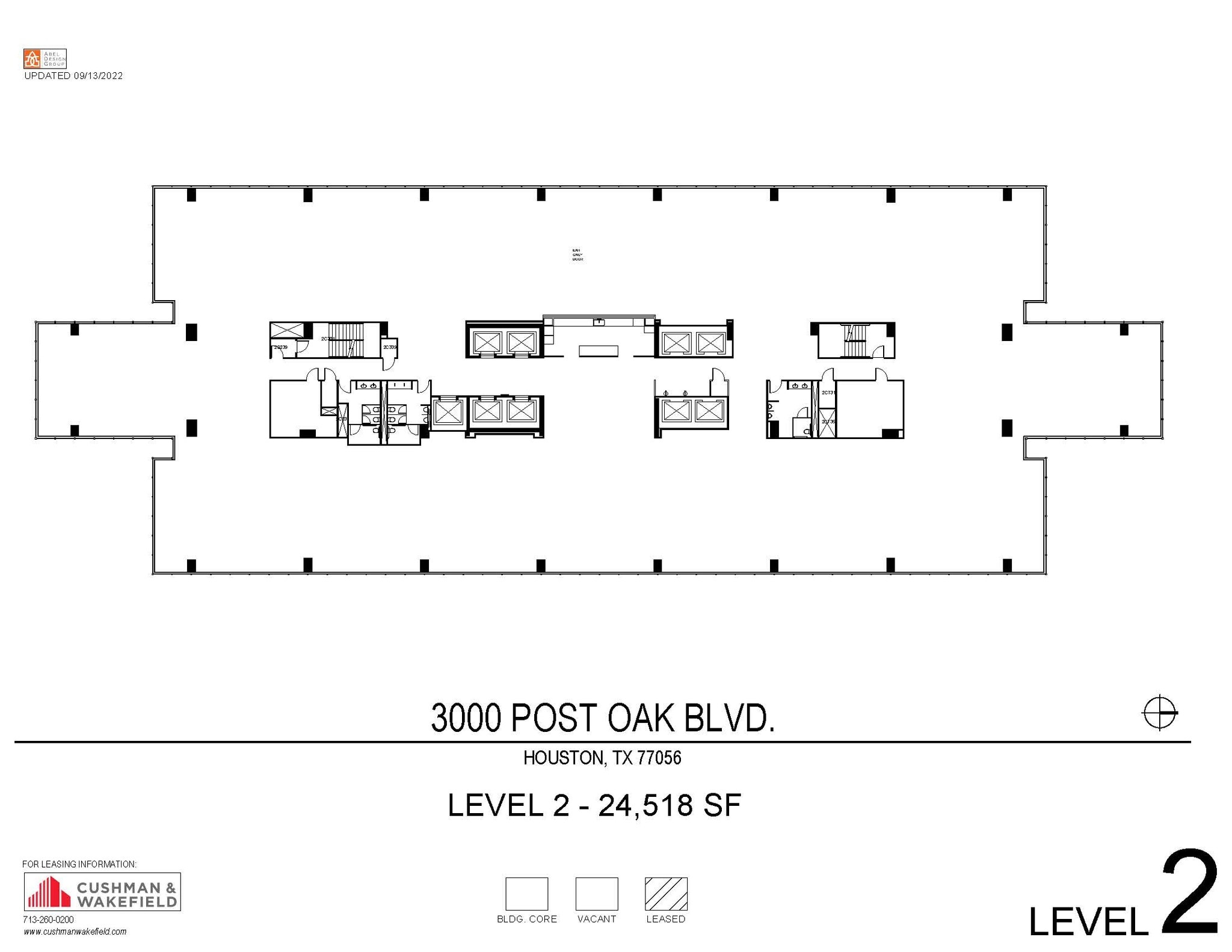 3000 Post Oak Blvd, Houston, TX à louer Plan d’étage– Image 1 sur 1