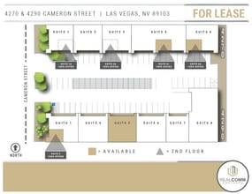4290 Cameron St, Las Vegas, NV à louer Plan de site– Image 2 sur 4