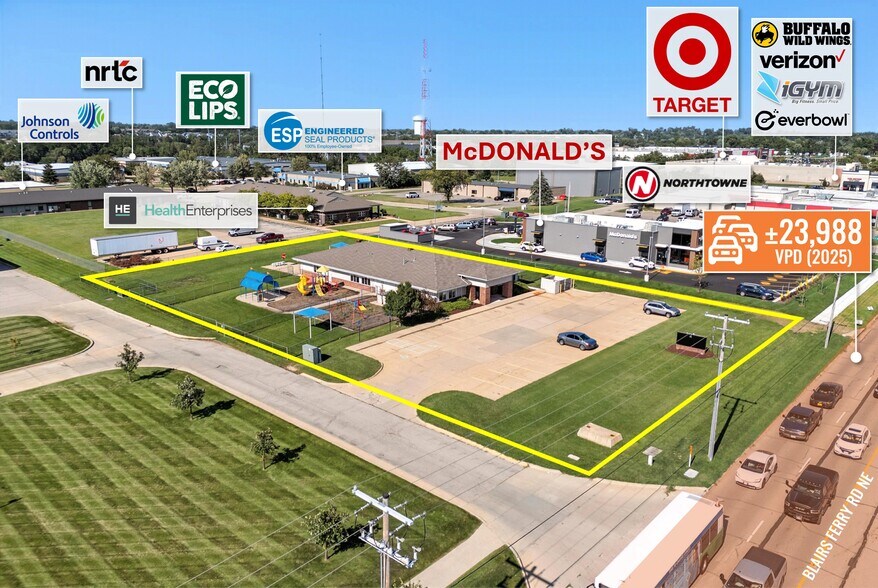 1350 Blair's Ferry Rd NE, Cedar Rapids, IA à vendre - Photo de l’immeuble – Image 2 sur 9