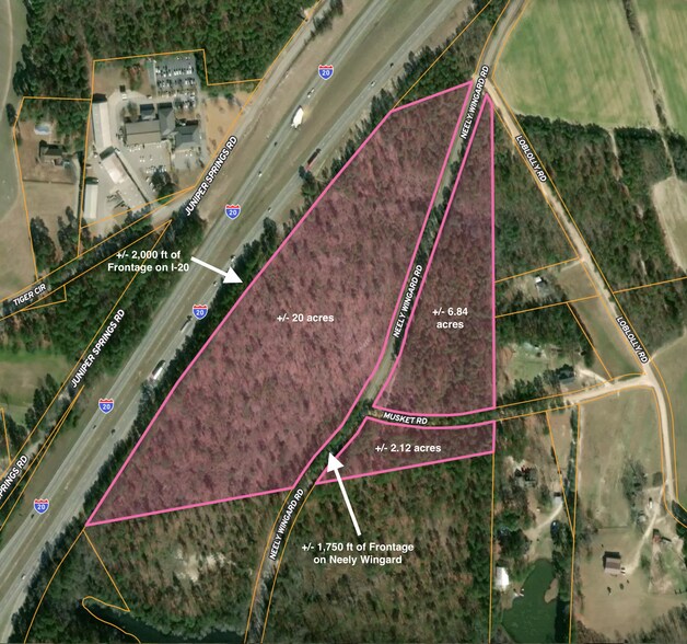 0 Neely Wingard Road, Gilbert, SC à vendre - Aérien – Image 2 sur 3