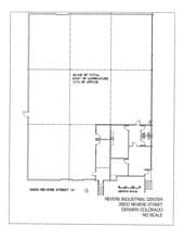 3800 Revere St, Denver, CO à louer Plan de site– Image 2 sur 3