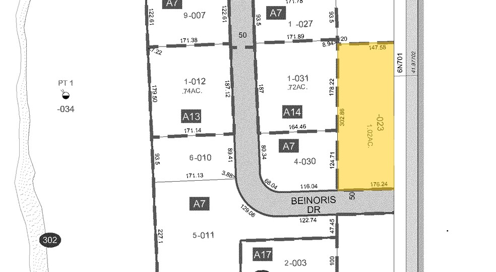 245 Beinoris Dr, Wood Dale, IL à louer - Plan cadastral – Image 2 sur 2