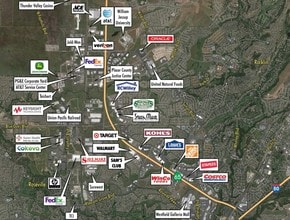 10624 Industrial Ave, Roseville, CA - Vue aérienne vue de carte - Image1