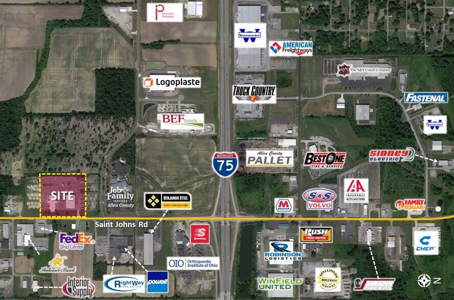 St Johns Rd/I75 - Truck Terminal portefeuille de 2 biens à vendre sur LoopNet.fr - Photo de l’immeuble – Image 3 sur 15