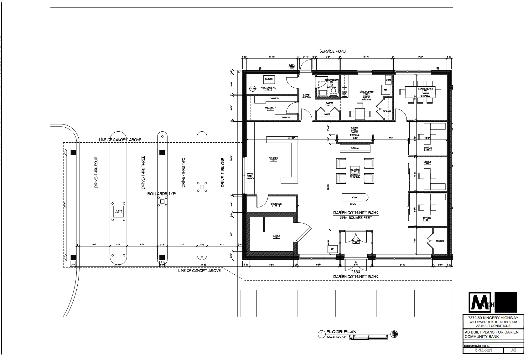 7340-7380 Kingery Hwy, Willowbrook, IL à louer Plan d’étage– Image 1 sur 2