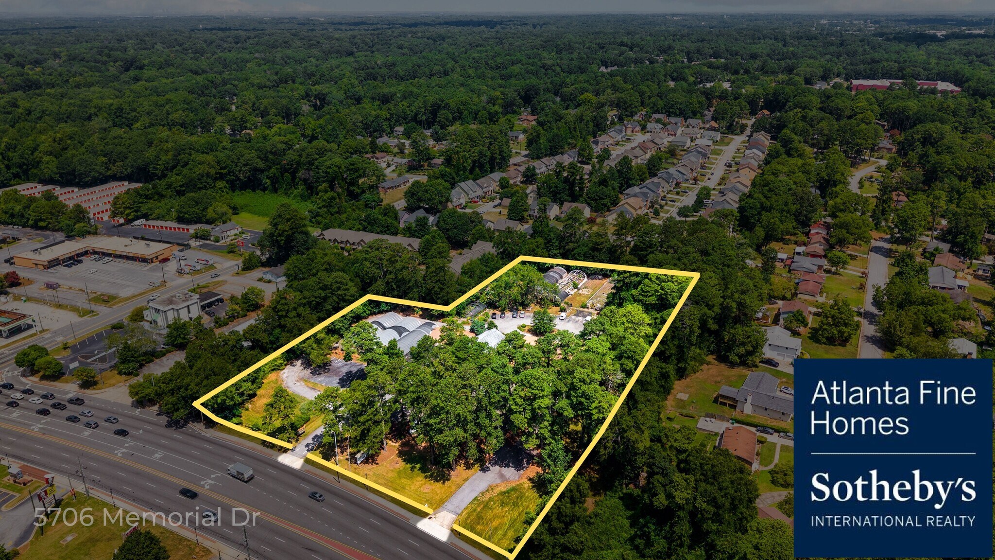 5706 Memorial Dr, Stone Mountain, GA à vendre Aérien– Image 1 sur 18