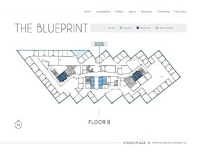3400 W Riverside Dr, Burbank, CA à louer Plan d’étage– Image 1 sur 1