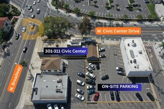 Plus de détails pour 301-311 W Civic Center Dr, Santa Ana, CA - Bureau à louer