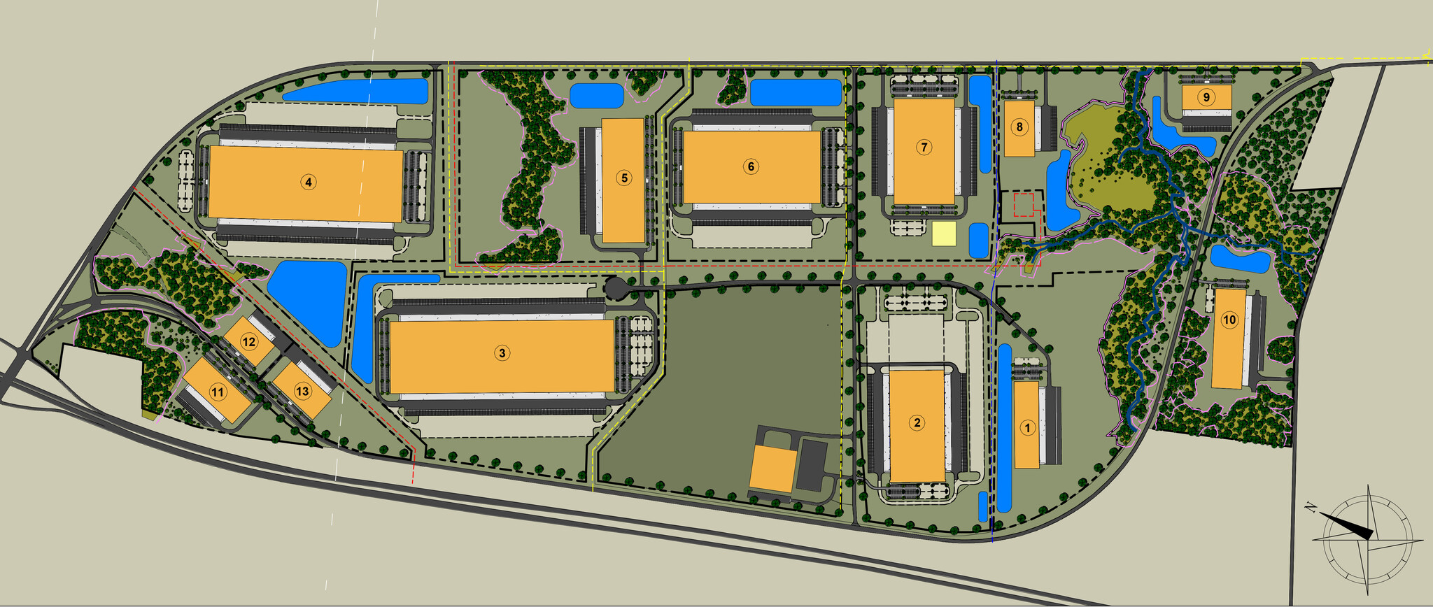 201 Integrity Way, Gaston, SC à louer Plan de site– Image 1 sur 2