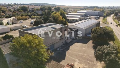 11 Allée Des Pins, Bédarrides, VAU - Vue aérienne  vue de carte