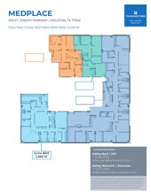 1315 St Joseph Pky, Houston, TX à louer Plan d’étage– Image 2 sur 2