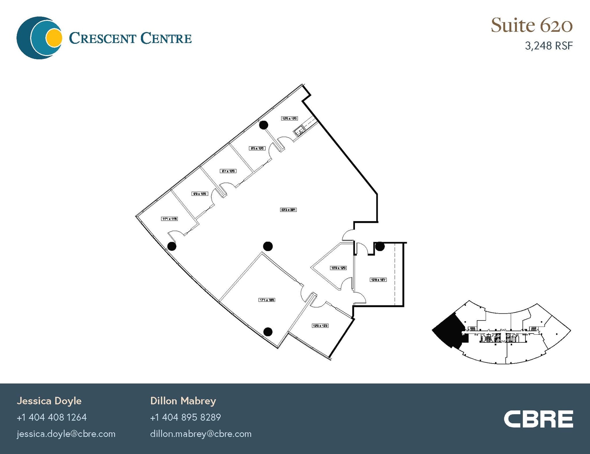 100 Crescent Center Pkwy, Tucker, GA à louer Plan d’étage– Image 1 sur 1