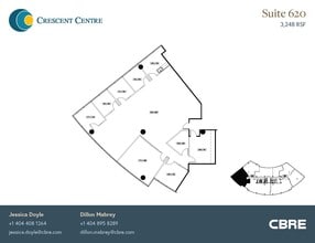 100 Crescent Center Pkwy, Tucker, GA à louer Plan d’étage– Image 1 sur 1