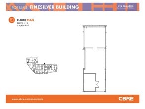 816 Camaron St, San Antonio, TX à louer Plan d’étage– Image 1 sur 1