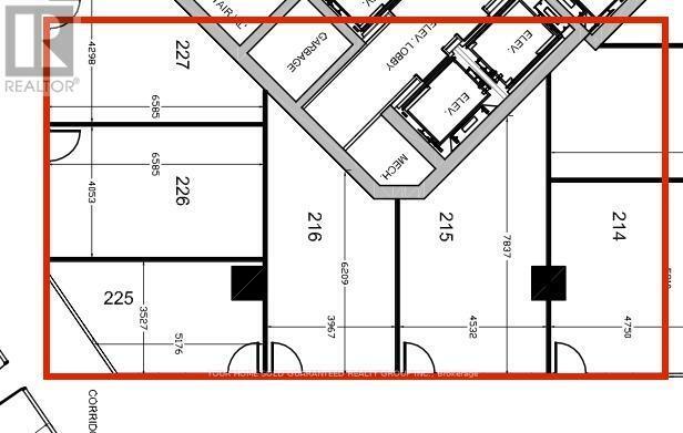 7165 - 7167-7167 Yonge St, Markham, ON L3T 0C6 - Lot 216 -  - Plan d’étage - Image 1 of 3
