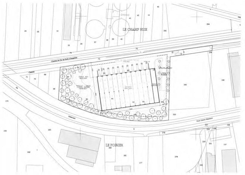 Terrain dans Pont Sainte Maxence à vendre - Plan de site – Image 2 sur 2