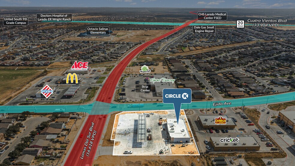 3219 Lomas Del Sur Boulevard, Laredo, TX à vendre - Photo de l’immeuble – Image 2 sur 5