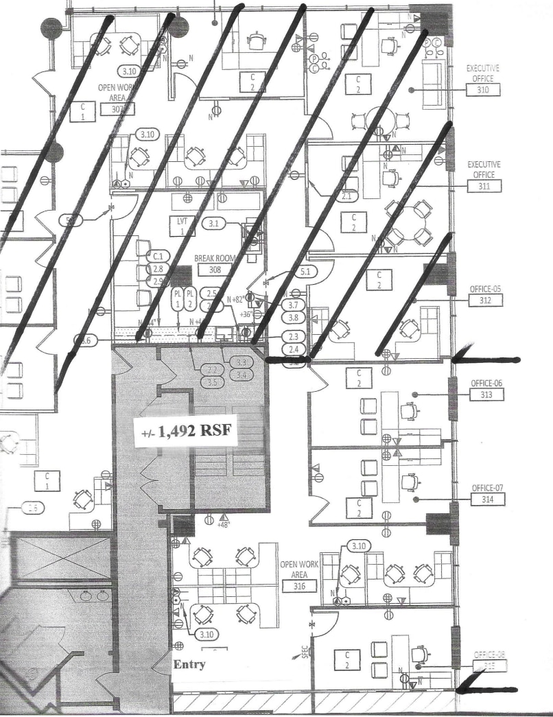 19100 Von Karman Ave, Irvine, CA à louer Plan d’étage– Image 1 sur 1