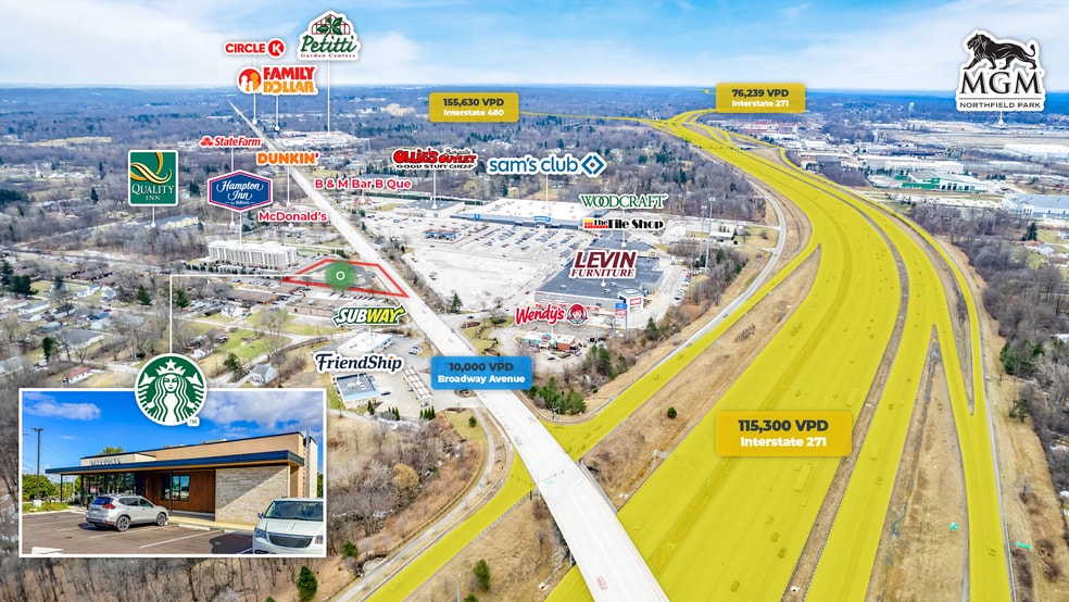 23107 Broadway Ave, Oakwood Village, OH à vendre - Aérien – Image 2 sur 2