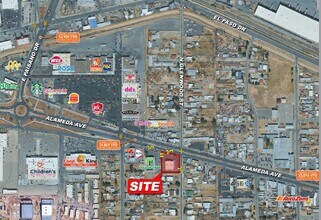 5660 Alameda Ave, El Paso, TX - Vue aérienne  vue de carte