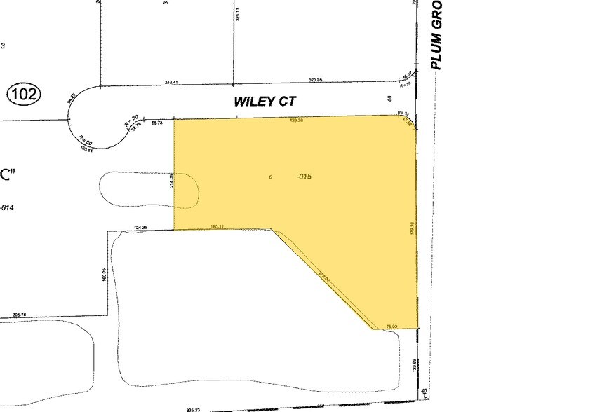 N Plum Grove & Wiley Farm Ct, Schaumburg, IL à vendre - Plan cadastral – Image 2 sur 4