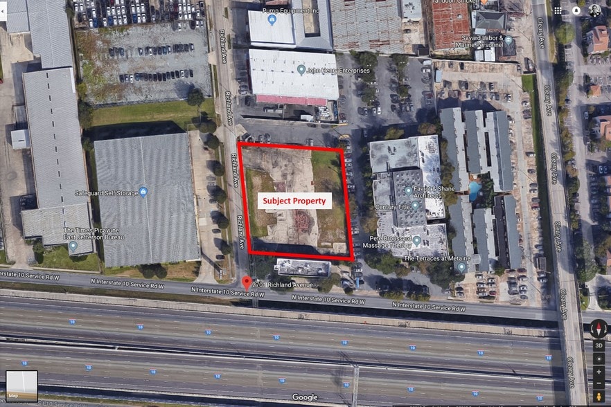 2701 Richland Ave, Metairie, LA à vendre - Aérien – Image 3 sur 7