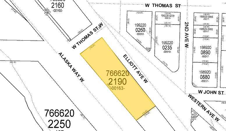 201 Elliott Ave W, Seattle, WA à louer - Plan cadastral – Image 2 sur 2