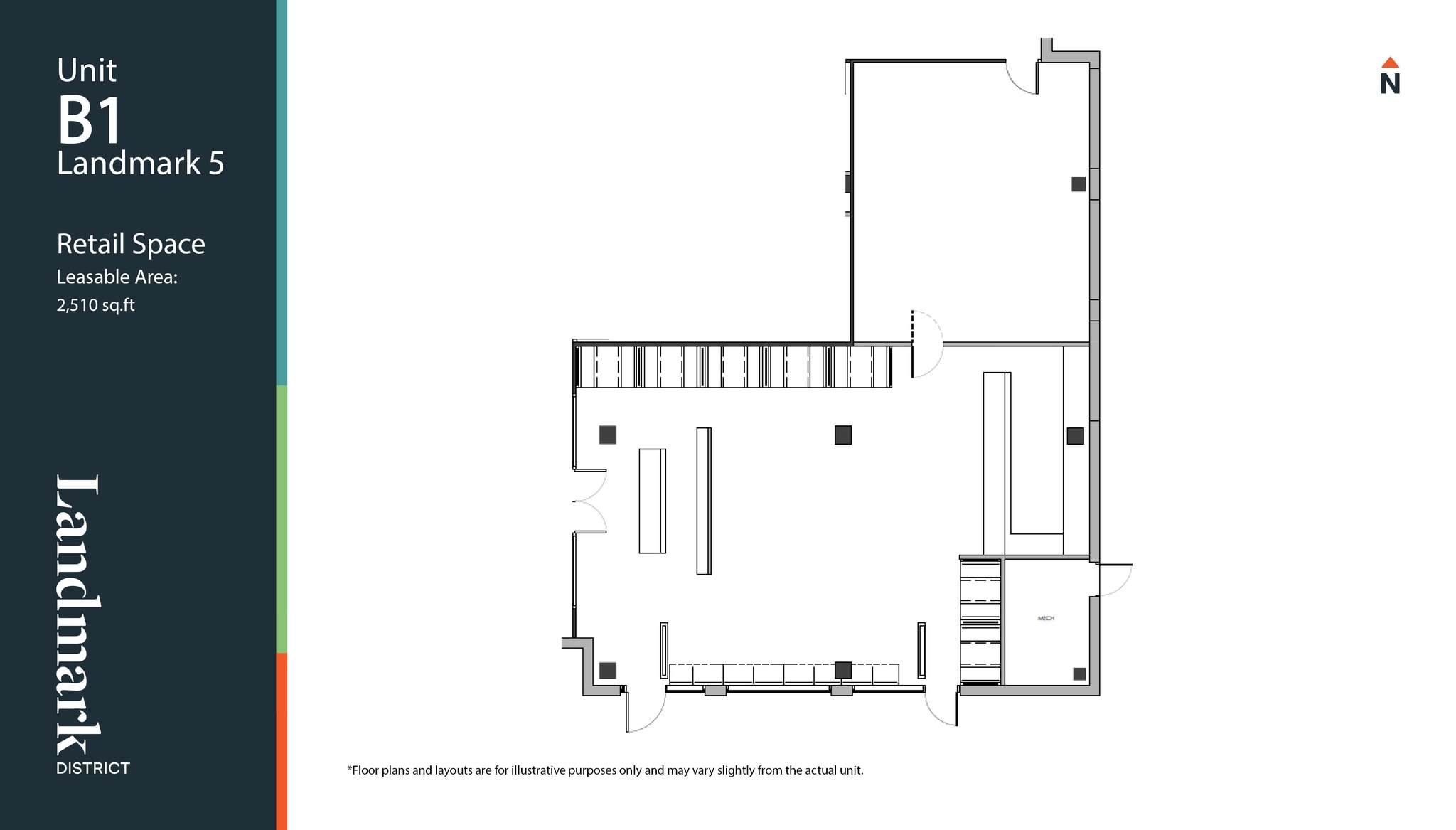1700 Dickson Av, Kelowna, BC à louer Plan d’étage– Image 1 sur 9