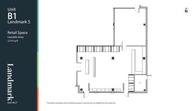 1700 Dickson Av, Kelowna, BC à louer Plan d’étage– Image 1 sur 9