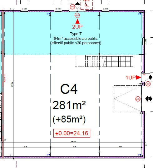 Local d'activités dans Cormelles-le-Royal à vendre - Plan d’étage – Image 1 sur 1
