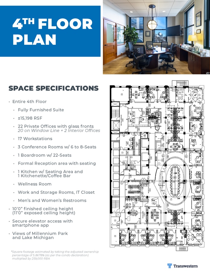 50 E Washington St, Chicago, IL 60602 - Lot 400 & 402 -  - Plan d’étage - Image 1 of 24