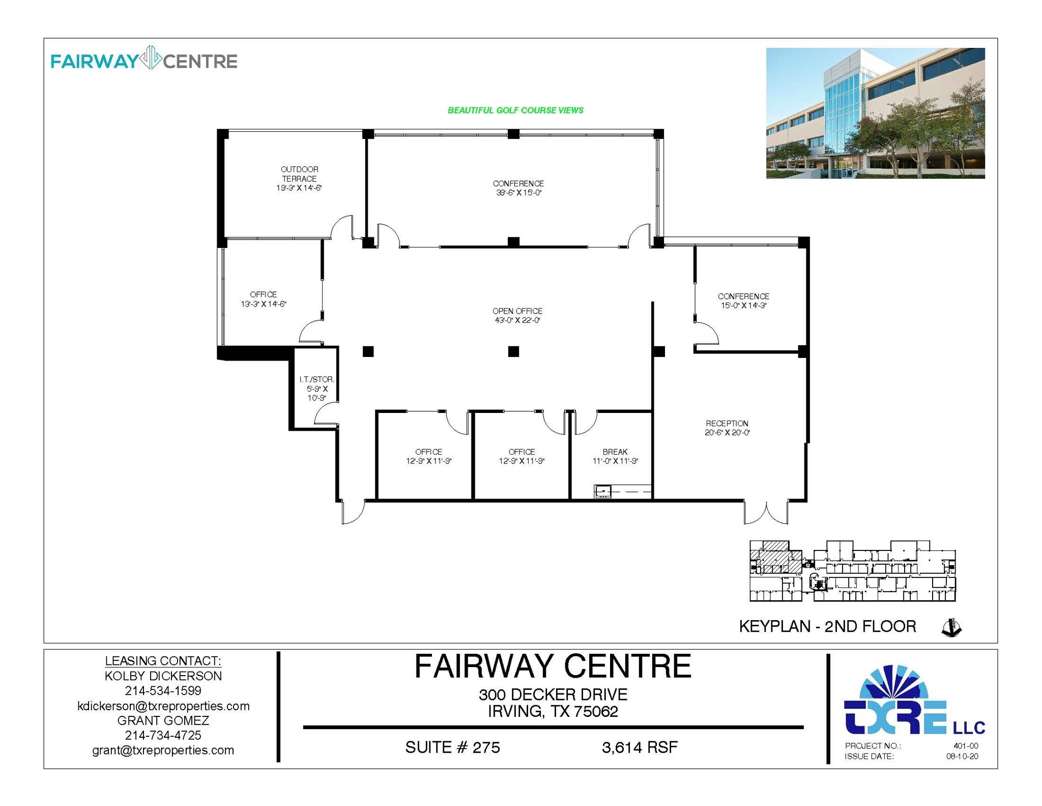 300 Decker Dr, Irving, TX à louer Plan d’étage– Image 1 sur 1