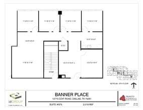 12770 Coit Rd, Dallas, TX à louer Plan d’étage– Image 1 sur 2