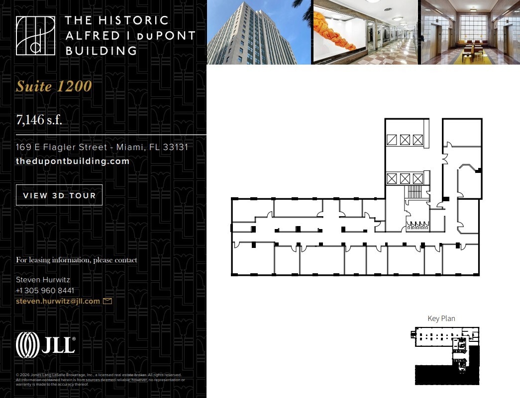 169 E Flagler St, Miami, FL à louer Plan d’étage– Image 1 sur 1