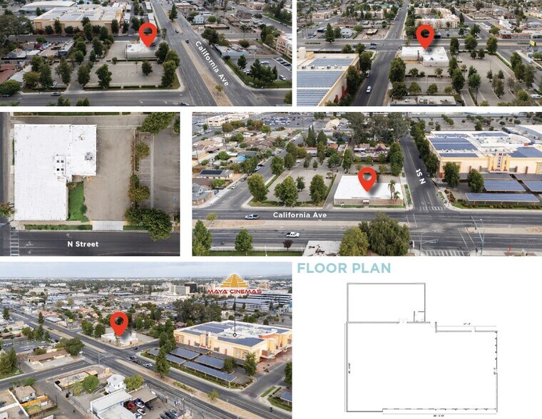 1100 California Ave, Bakersfield, CA à vendre - Photo de l’immeuble – Image 2 sur 3