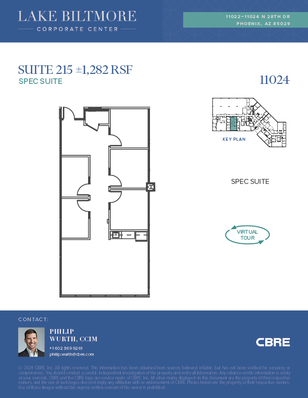 11022-11024 N 28th Dr, Phoenix, AZ à louer Plan d’étage– Image 1 sur 1