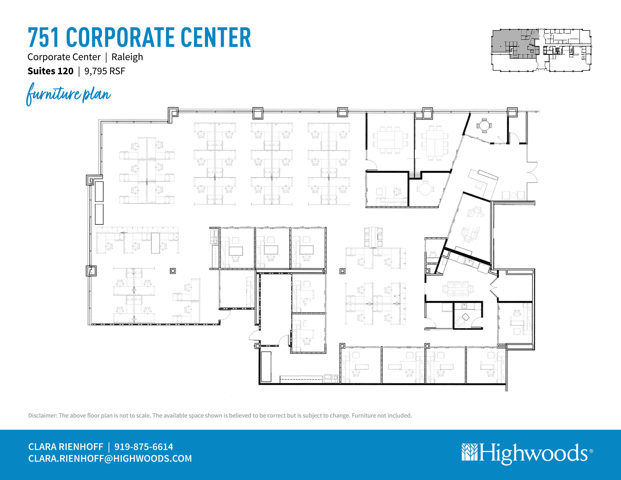 701 Corporate Center Dr, Raleigh, NC à louer Plan d’étage– Image 1 sur 2