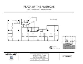 700 N Pearl St, Dallas, TX à louer Plan d’étage– Image 2 sur 2