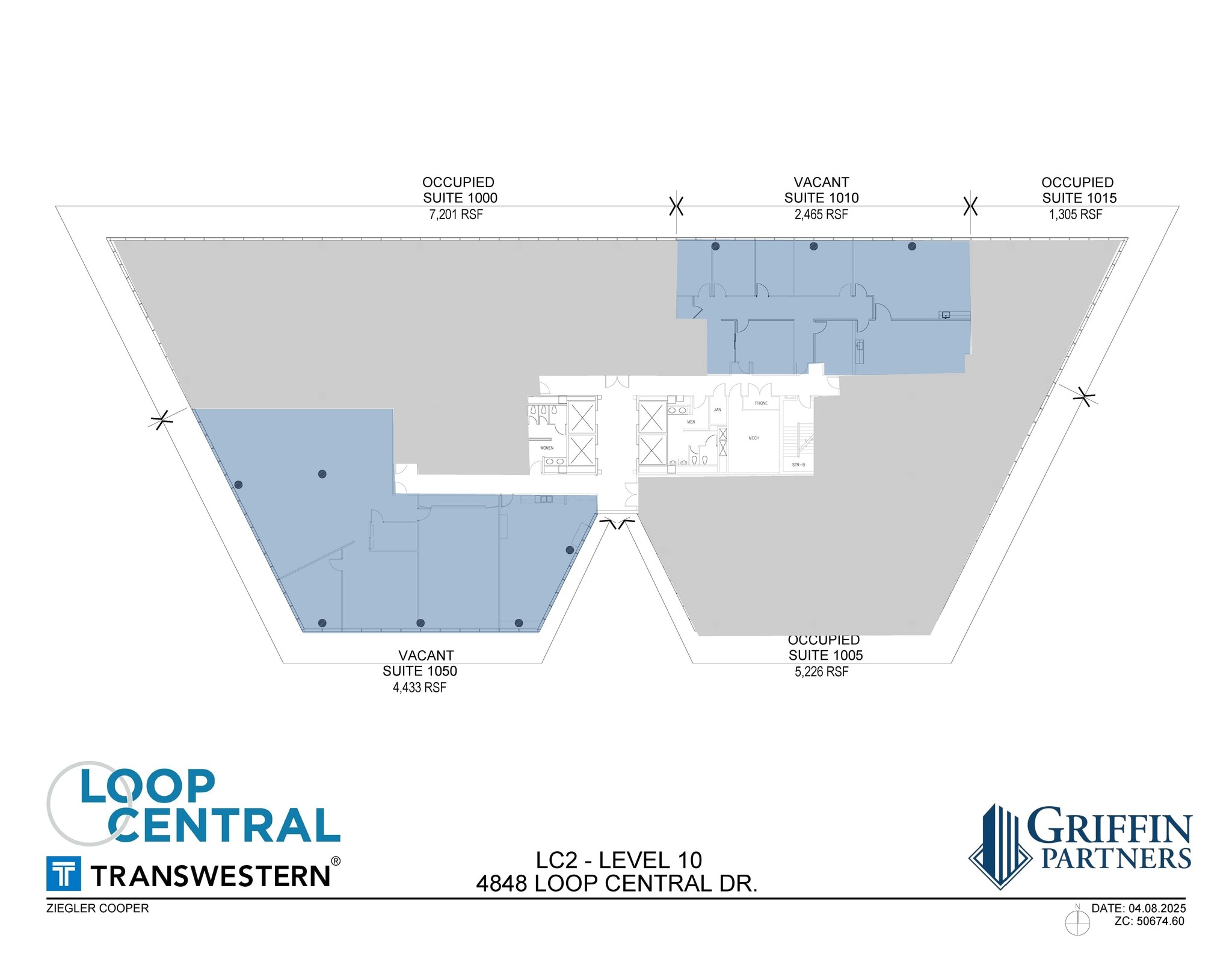 4828-4888 Loop Central Dr, Houston, TX à louer Plan d’étage– Image 1 sur 1