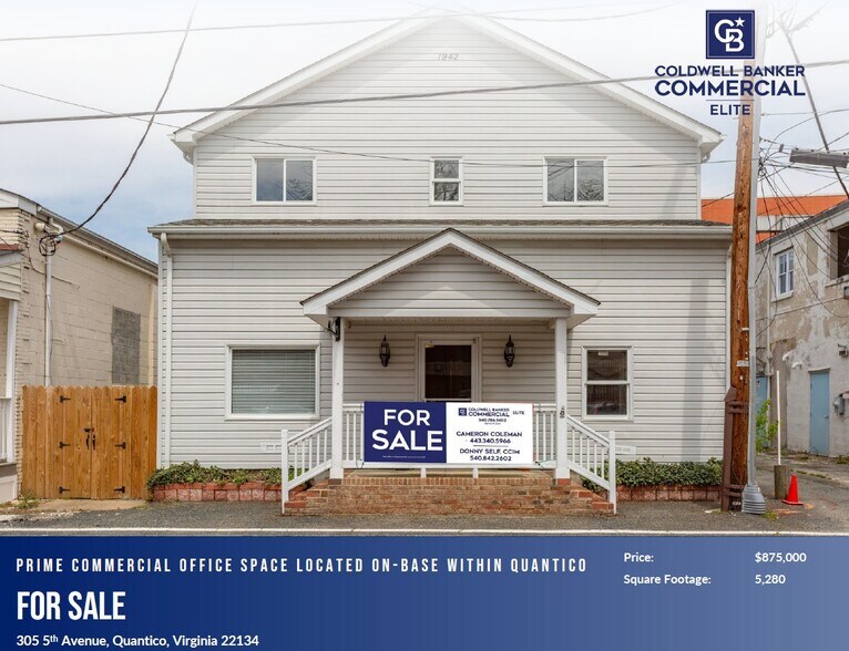 305 5th Ave, Quantico, VA à vendre - Photo de l’immeuble – Image 1 sur 8