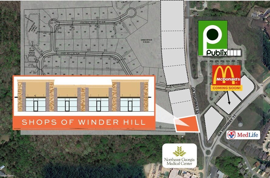 500 Gainesville Highway, Winder, GA à louer - Photo de l’immeuble – Image 1 sur 4