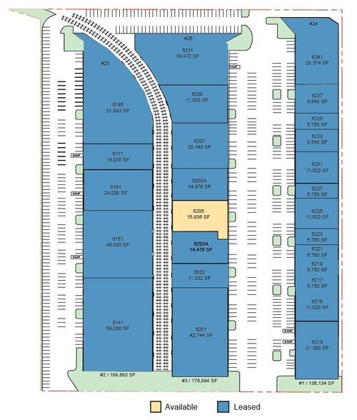 6141-6195 Randolph St, Commerce, CA à louer - Plan de site – Image 3 sur 4