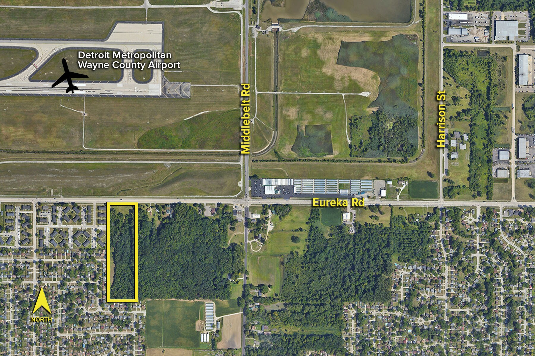 Eureka Rd, Romulus, MI à vendre Photo de l’immeuble– Image 1 sur 2