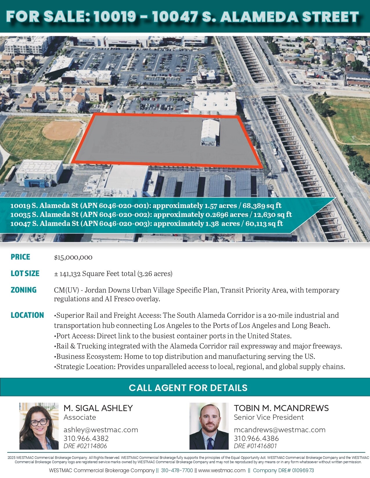 10019-10047 South Alameda Street, Los Angeles, CA à vendre Photo principale– Image 1 sur 6