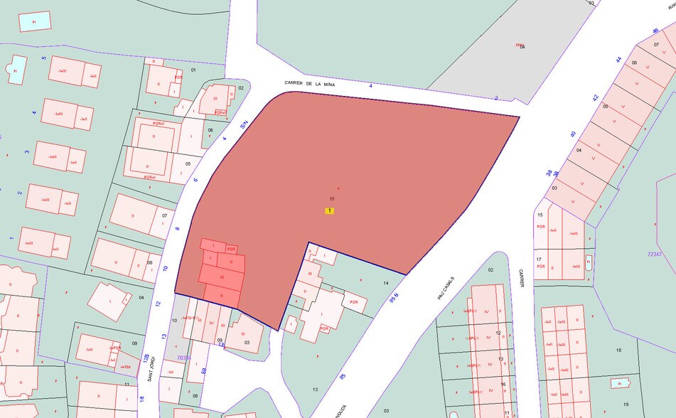 Terrain dans Sant Andreu de Llavaneres, Barcelona à vendre - Plan cadastral – Image 2 sur 2