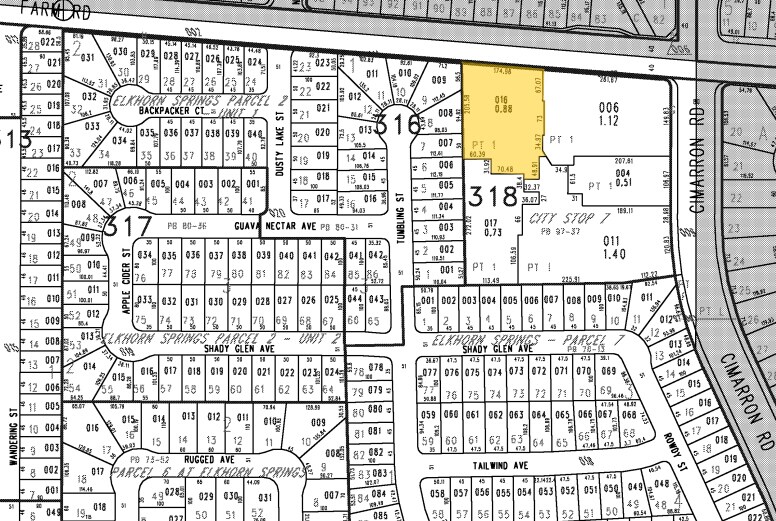 8025 Farm Rd, Las Vegas, NV à vendre - Plan cadastral – Image 2 sur 5