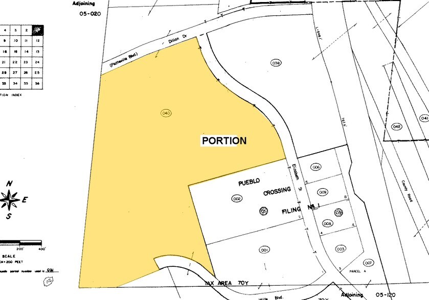 N Elizabeth St, Pueblo, CO à vendre - Plan cadastral – Image 2 sur 2