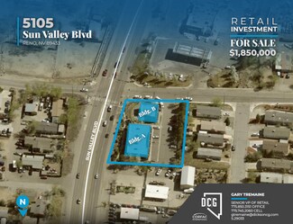 Plus de détails pour 5105 Sun Valley Blvd, Sun Valley, NV - Local commercial à vendre