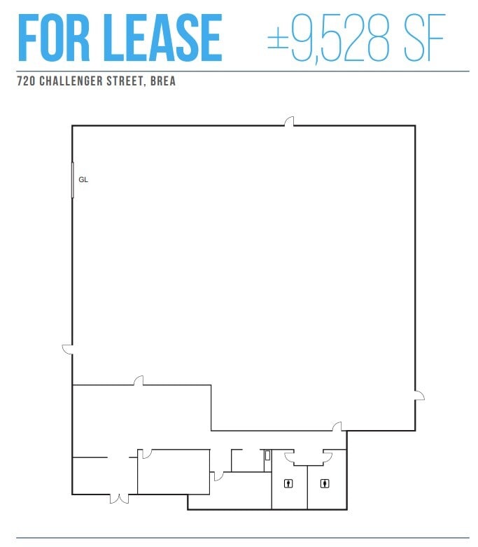720 Challenger St, Brea, CA à louer Plan d’étage– Image 1 sur 1